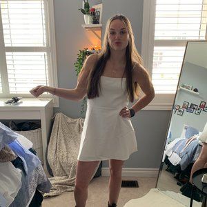 Linen Blend Dress